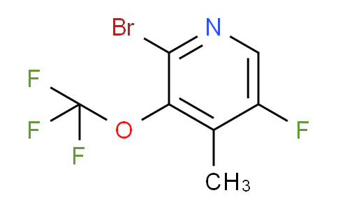 2-Bromo-5-fluoro-4-methyl-3-(trifluoromethoxy)pyridine