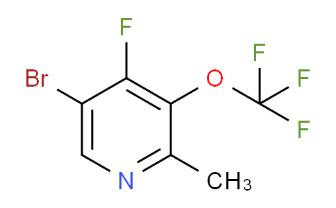 5-Bromo-4-fluoro-2-methyl-3-(trifluoromethoxy)pyridine