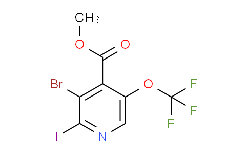 Methyl 3-bromo-2-iodo-5-(trifluoromethoxy)pyridine-4-carboxylate