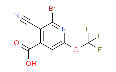 2-Bromo-3-cyano-6-(trifluoromethoxy)pyridine-4-carboxylic acid