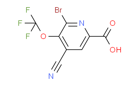 AM187696 | 1804644-73-2 | 2-Bromo-4-cyano-3-(trifluoromethoxy)pyridine-6-carboxylic acid