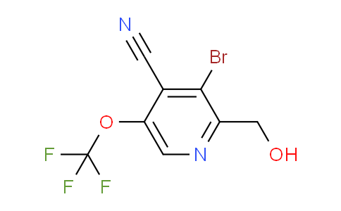 AM187709 | 1804572-89-1 | 3-Bromo-4-cyano-5-(trifluoromethoxy)pyridine-2-methanol