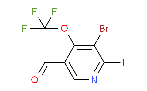 AM187724 | 1806124-67-3 | 3-Bromo-2-iodo-4-(trifluoromethoxy)pyridine-5-carboxaldehyde