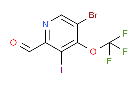 AM187733 | 1804580-59-3 | 5-Bromo-3-iodo-4-(trifluoromethoxy)pyridine-2-carboxaldehyde