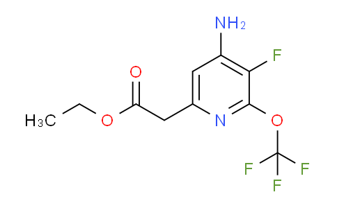 AM18774 | 1804606-63-0 | Ethyl 4-amino-3-fluoro-2-(trifluoromethoxy)pyridine-6-acetate