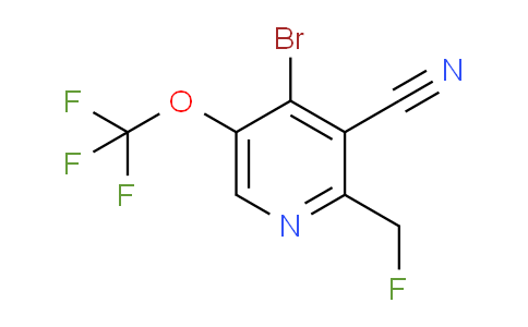 AM187741 | 1806103-15-0 | 4-Bromo-3-cyano-2-(fluoromethyl)-5-(trifluoromethoxy)pyridine