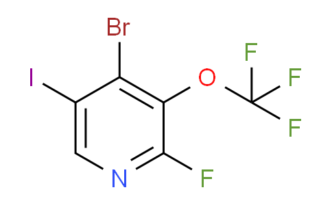 4-Bromo-2-fluoro-5-iodo-3-(trifluoromethoxy)pyridine