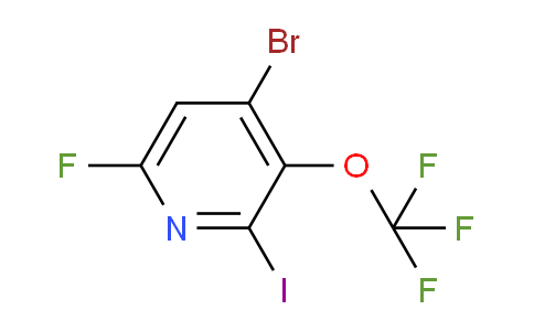 4-Bromo-6-fluoro-2-iodo-3-(trifluoromethoxy)pyridine
