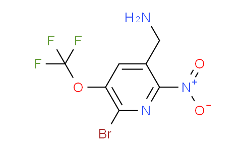 3-(Aminomethyl)-6-bromo-2-nitro-5-(trifluoromethoxy)pyridine