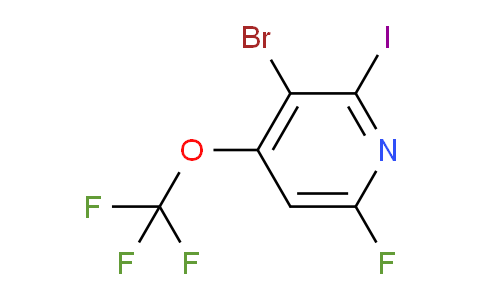 3-Bromo-6-fluoro-2-iodo-4-(trifluoromethoxy)pyridine