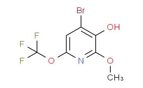 4-Bromo-3-hydroxy-2-methoxy-6-(trifluoromethoxy)pyridine