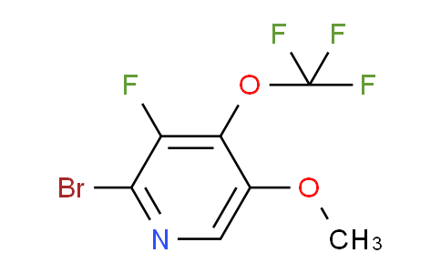 2-Bromo-3-fluoro-5-methoxy-4-(trifluoromethoxy)pyridine