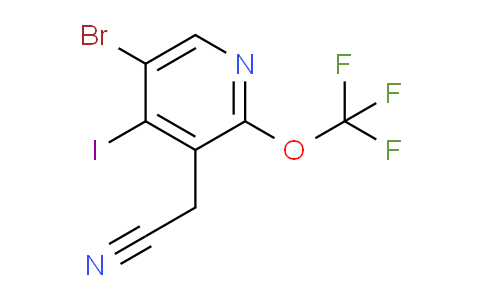 5-Bromo-4-iodo-2-(trifluoromethoxy)pyridine-3-acetonitrile