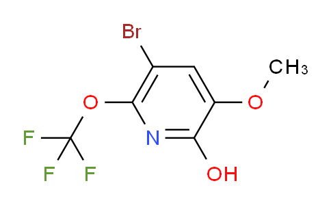 5-Bromo-2-hydroxy-3-methoxy-6-(trifluoromethoxy)pyridine