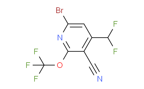 AM187778 | 1806103-46-7 | 6-Bromo-3-cyano-4-(difluoromethyl)-2-(trifluoromethoxy)pyridine