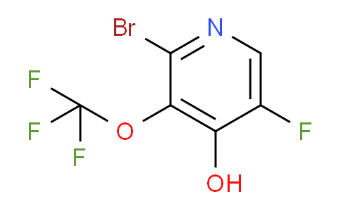 2-Bromo-5-fluoro-4-hydroxy-3-(trifluoromethoxy)pyridine