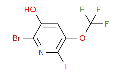2-Bromo-3-hydroxy-6-iodo-5-(trifluoromethoxy)pyridine