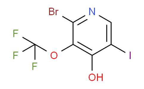 2-Bromo-4-hydroxy-5-iodo-3-(trifluoromethoxy)pyridine