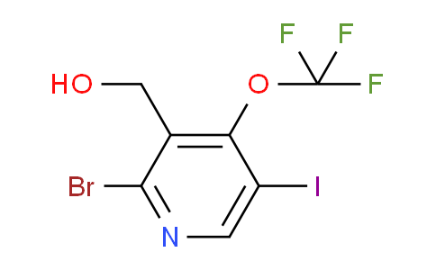 2-Bromo-5-iodo-4-(trifluoromethoxy)pyridine-3-methanol