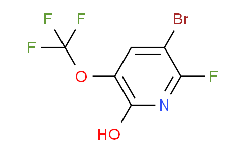 3-Bromo-2-fluoro-6-hydroxy-5-(trifluoromethoxy)pyridine