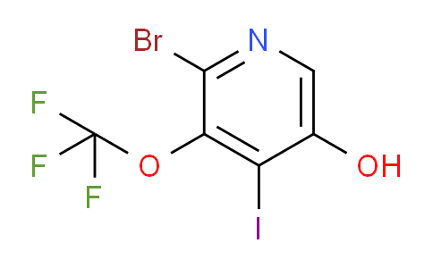 2-Bromo-5-hydroxy-4-iodo-3-(trifluoromethoxy)pyridine