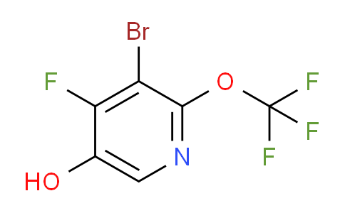 AM187796 | 1806199-63-2 | 3-Bromo-4-fluoro-5-hydroxy-2-(trifluoromethoxy)pyridine