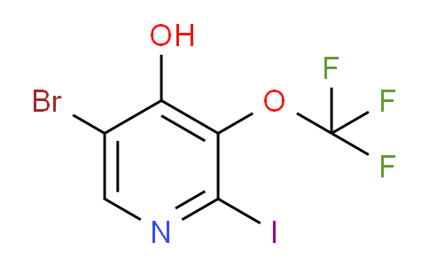 5-Bromo-4-hydroxy-2-iodo-3-(trifluoromethoxy)pyridine