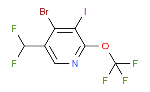 AM187816 | 1803678-33-2 | 4-Bromo-5-(difluoromethyl)-3-iodo-2-(trifluoromethoxy)pyridine