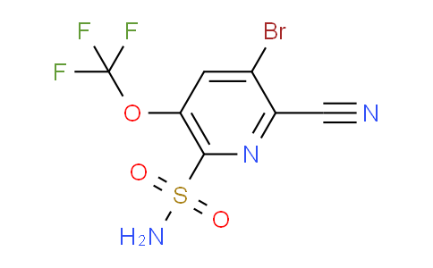 AM187819 | 1806106-87-5 | 3-Bromo-2-cyano-5-(trifluoromethoxy)pyridine-6-sulfonamide