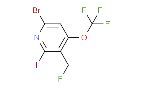 6-Bromo-3-(fluoromethyl)-2-iodo-4-(trifluoromethoxy)pyridine