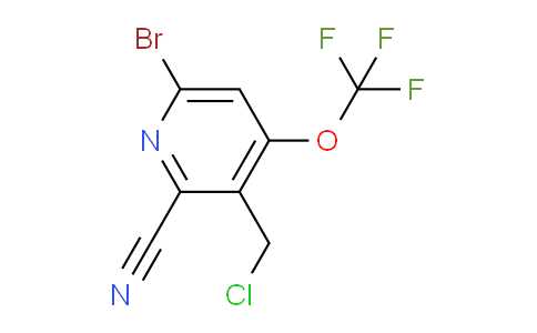 6-Bromo-3-(chloromethyl)-2-cyano-4-(trifluoromethoxy)pyridine