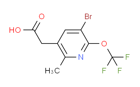 AM187858 | 1806220-77-8 | 3-Bromo-6-methyl-2-(trifluoromethoxy)pyridine-5-acetic acid