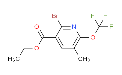 Ethyl 2-bromo-5-methyl-6-(trifluoromethoxy)pyridine-3-carboxylate