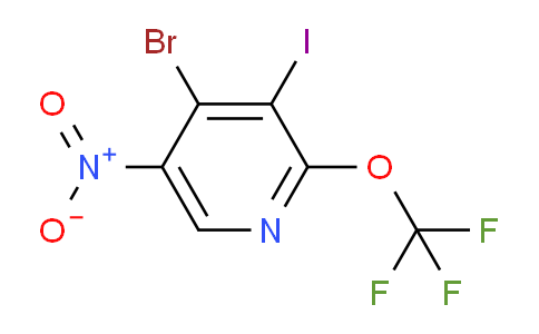 4-Bromo-3-iodo-5-nitro-2-(trifluoromethoxy)pyridine