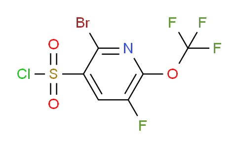 2-Bromo-5-fluoro-6-(trifluoromethoxy)pyridine-3-sulfonyl chloride