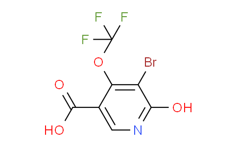 3-Bromo-2-hydroxy-4-(trifluoromethoxy)pyridine-5-carboxylic acid