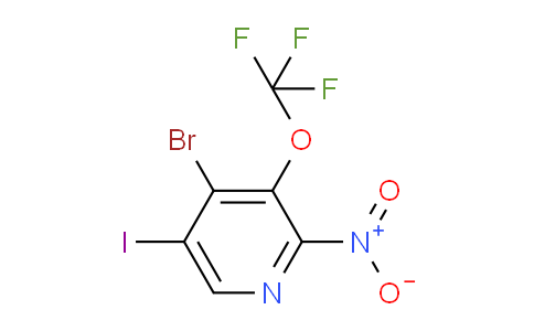 4-Bromo-5-iodo-2-nitro-3-(trifluoromethoxy)pyridine