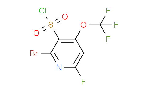 2-Bromo-6-fluoro-4-(trifluoromethoxy)pyridine-3-sulfonyl chloride