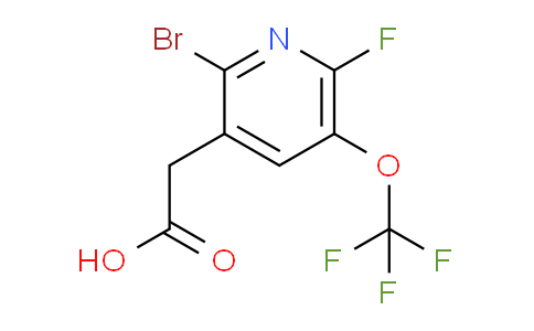 AM187901 | 1803673-01-9 | 2-Bromo-6-fluoro-5-(trifluoromethoxy)pyridine-3-acetic acid