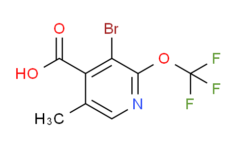 AM187905 | 1804572-25-5 | 3-Bromo-5-methyl-2-(trifluoromethoxy)pyridine-4-carboxylic acid