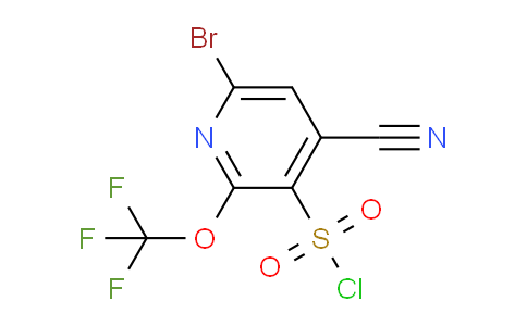 6-Bromo-4-cyano-2-(trifluoromethoxy)pyridine-3-sulfonyl chloride