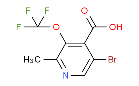 5-Bromo-2-methyl-3-(trifluoromethoxy)pyridine-4-carboxylic acid