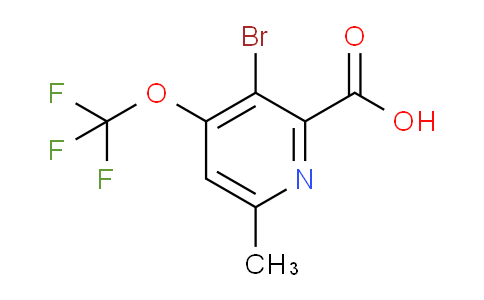 AM187925 | 1803955-81-8 | 3-Bromo-6-methyl-4-(trifluoromethoxy)pyridine-2-carboxylic acid