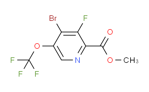 AM187964 | 1804650-26-7 | Methyl 4-bromo-3-fluoro-5-(trifluoromethoxy)pyridine-2-carboxylate