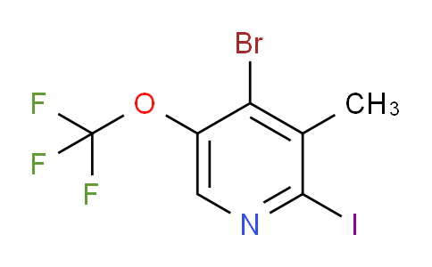 AM187968 | 1804448-88-1 | 4-Bromo-2-iodo-3-methyl-5-(trifluoromethoxy)pyridine