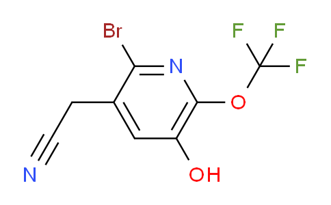 AM187969 | 1803671-49-9 | 2-Bromo-5-hydroxy-6-(trifluoromethoxy)pyridine-3-acetonitrile