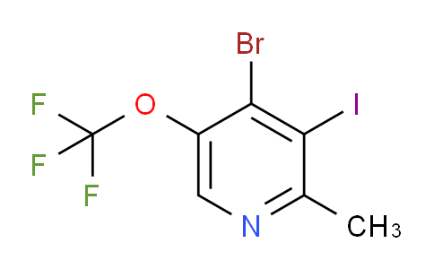 4-Bromo-3-iodo-2-methyl-5-(trifluoromethoxy)pyridine