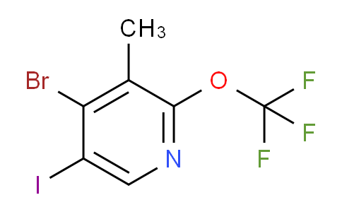 4-Bromo-5-iodo-3-methyl-2-(trifluoromethoxy)pyridine