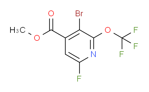 Methyl 3-bromo-6-fluoro-2-(trifluoromethoxy)pyridine-4-carboxylate