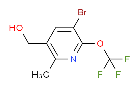 3-Bromo-6-methyl-2-(trifluoromethoxy)pyridine-5-methanol
